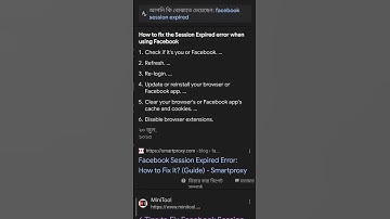 How to fix the Session Expired error when using Facebook