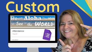 Google Form for Attendance Custom Header | Google Form Header Size