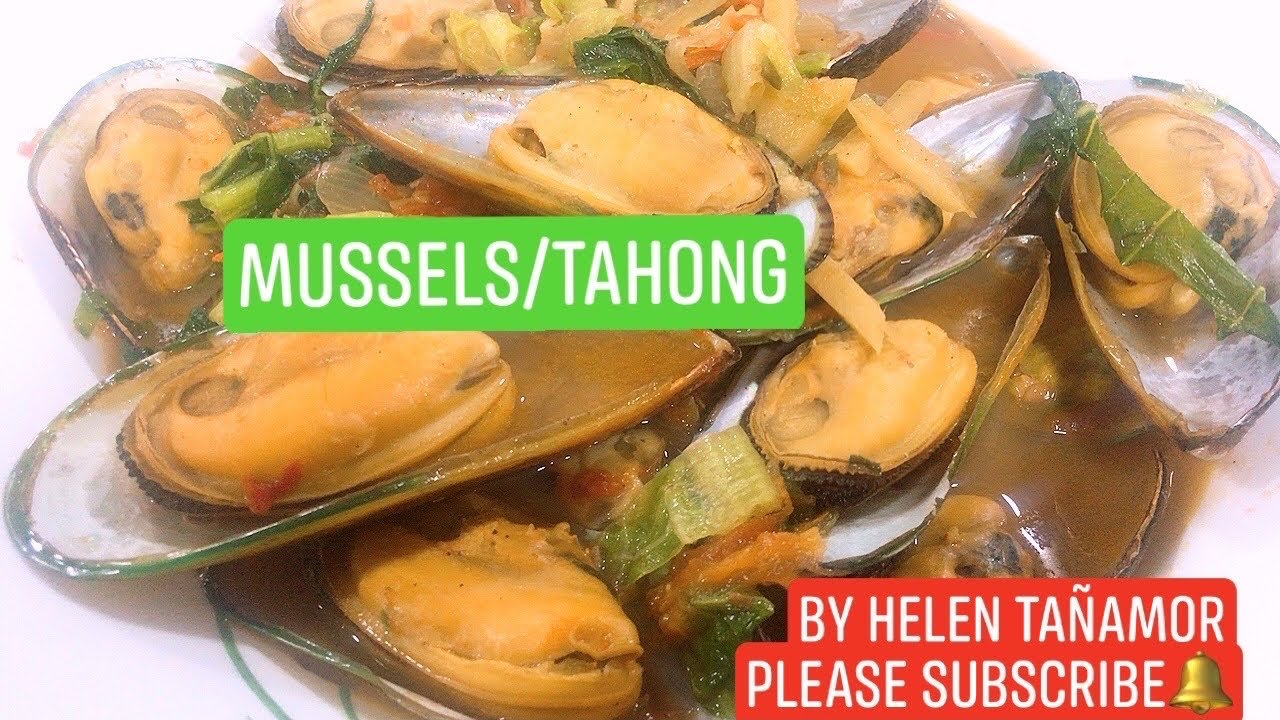 How to cook Mussels in arabic بلح البحر or Tahong with Lethos YouTube