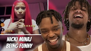 Nicki Minaj Being Unintentionally Funny For 10 Minutes & 29 Seconds Straight **REACTION**