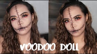 Voodoo Doll Makeup Look | Beginner Version Haha