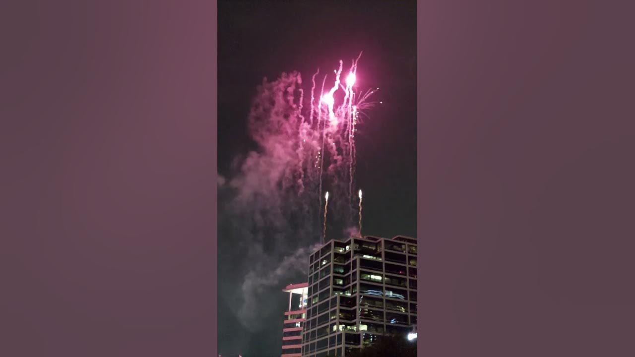 Dallas Klyde Warren Park Official 4th July 2023 Fireworks Celebration