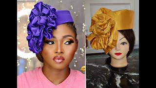 DIY)HOW TO MAKE CAP FASCINATOR WITH 