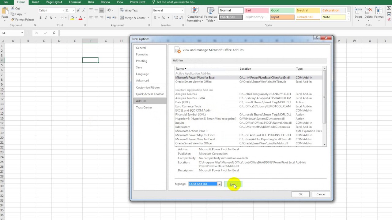 smart view for excel
