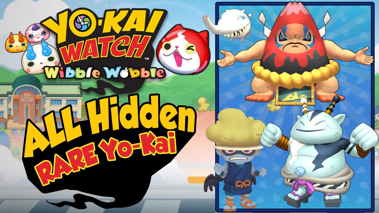Yo-Kai Watch Wibble Wobble — ВСЕ 8 РЕДКИХ СКРЫТЫХ локаций Йо-Кая! [Игровой процесс для iOS и Andr...