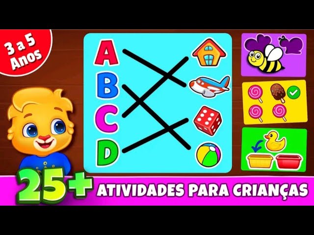 Jogos infantis de 3 a 5 anos  Jogo educativo para crianças 