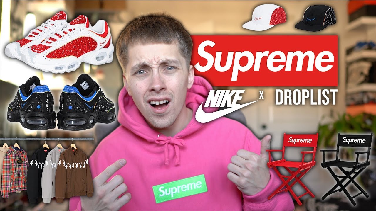 SUPREME x NIKE COLLAB! WEEK 4 DROPLIST!