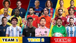 Ronaldo-Messi-Neymar-Maradona-Pele-Ronaldinho-Mbappe-Zidane-Xavi🔥 Ultra VS Subs 💪🔥😯
