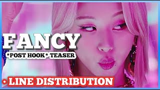 Twice - Fancy Post Hook Teaser Line Distribution