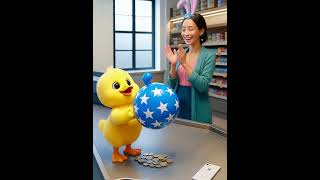 The Little Duck Buys A Hopper Ball And Jumps Around With Friends