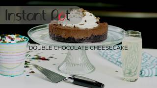 Instant Pot Double Chocolate Cheesecake