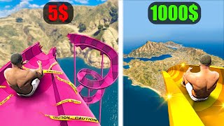 TOBOGGAN À 1$ VS TOBOGGAN À 1000$ SUR GTA 5 ! screenshot 4