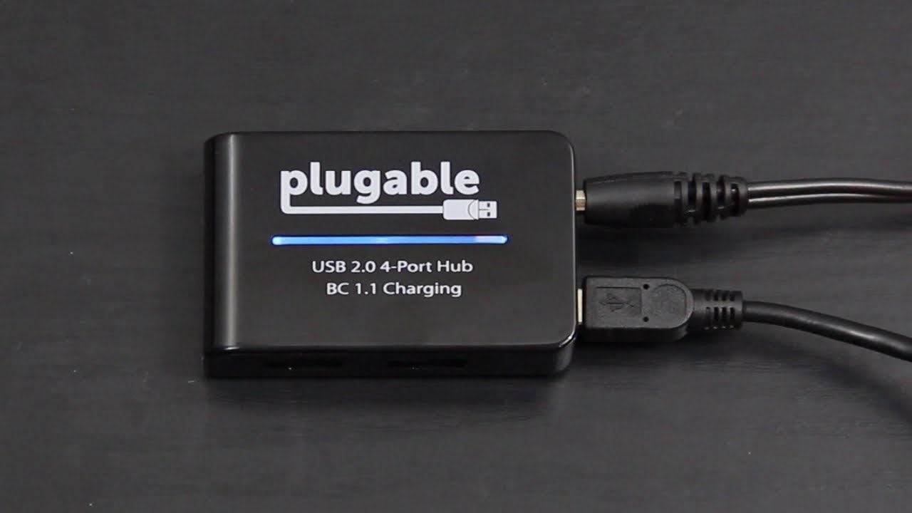 Plugable's Powered USB 2.0 4 Port Hub (Charges Kindle Fire!) YouTube