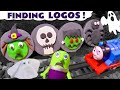 Funny Funlings Spooky Play Doh Surprise Logos Hunt with Thomas The Tank Engine TT4U