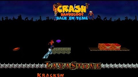 Crash Bandicoot - Back In Time Fan Game: Custom Level: Lava Stone By Kracken
