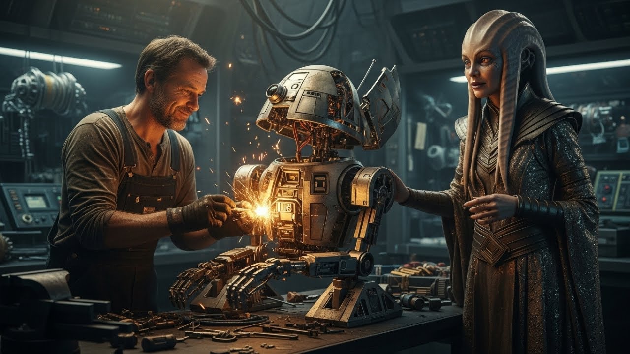 Mechanic Fixed a Broken Droid for Free—That Night His Workshop Was Surrounded by the Royal Guard.