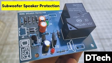 DTech | Mono Speaker Protection | Time Delay 5 Sec | Stone PRO 30A Relay | 12 0 12 AC |GKS Info Tech