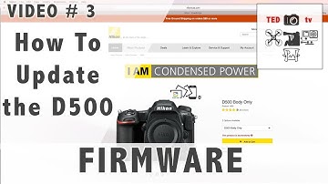How to Update the Firmware on a Nikon D500