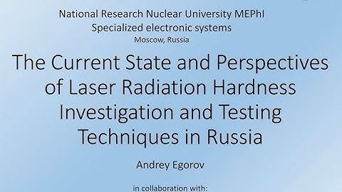 The Current State and Perspectives of Laser Radiation Hardness Investigation and Testing Techniques