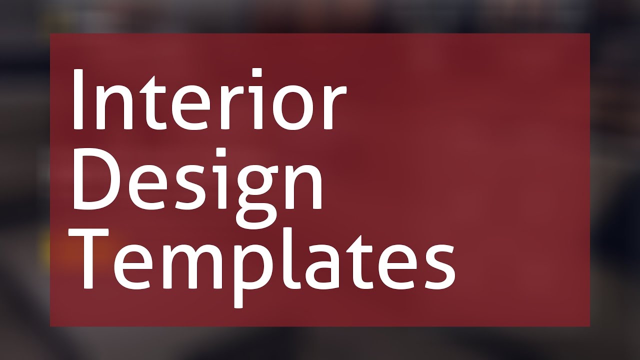 Interior Design Web Templates