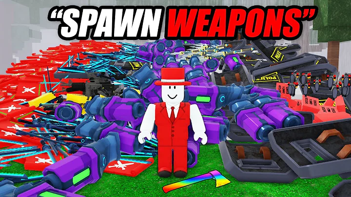 Using ADMIN to Spawn EVERY WEAPON in 99 Nights in the Forest!
