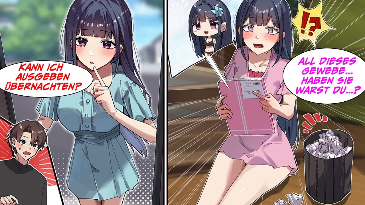 Das beliebte Model von nebenan blieb über Nacht und sah...