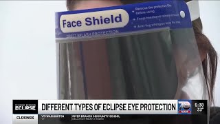 Echo Center showcases different types of eclipse eyewear