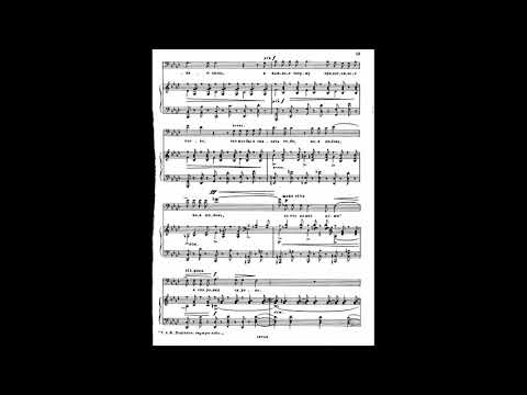 Tchaikovsky - On the golden cornfields (На нивы жёлтые) op. 57 Audio + sheet music