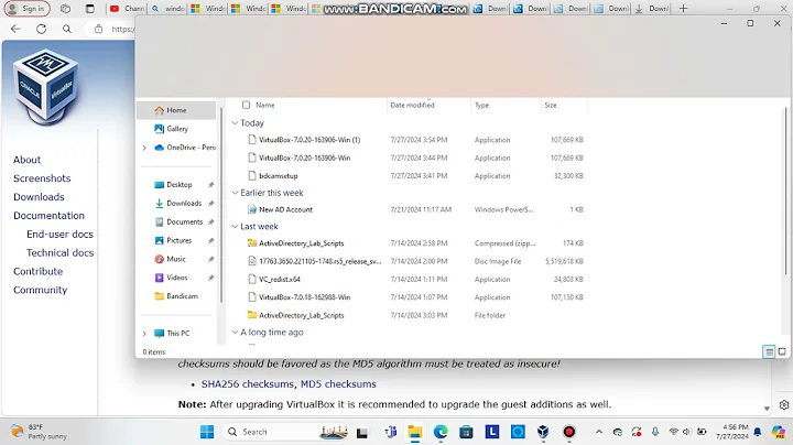 Practice Active Directory and Powershell Skills Part 1. Create the environment with Virtual Box.