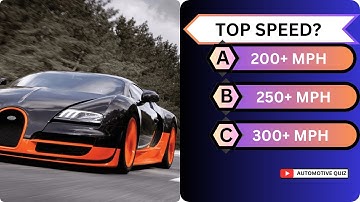 Are You a True Bugatti Expert? Impossible Quiz! 🤔✨
