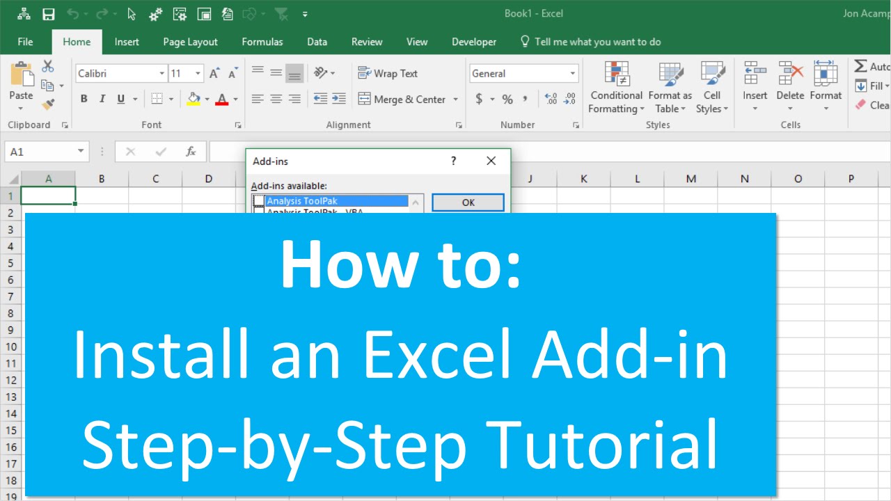 developer tab excel 2013 tutorial