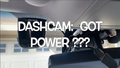 DASHCAM: TAPPING REARVIEW MIRROR/Rain Sensor for Power on Lexus/Toyota