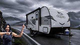 This Tiny Camper Has a Hidden Murphy Bed! | Jayco Jay Feather Air 197MB