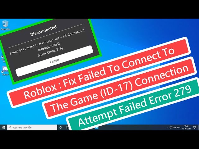 Roblox Error Code 279 - What Does It Mean?