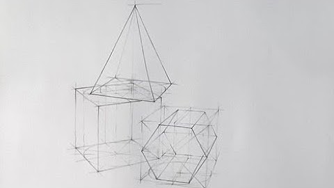 Drawing a proportionate cube with the ellipse method