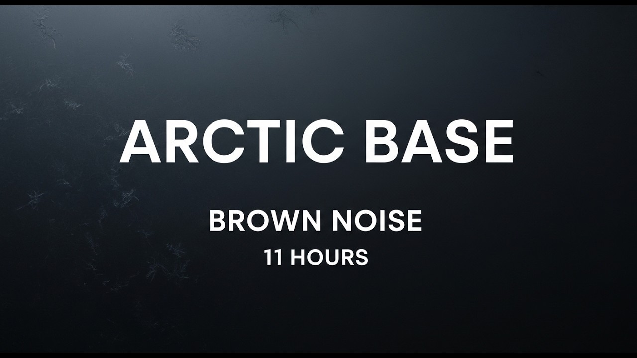 Arctic Research Station | Heavy Brown Noise Shelter Sound