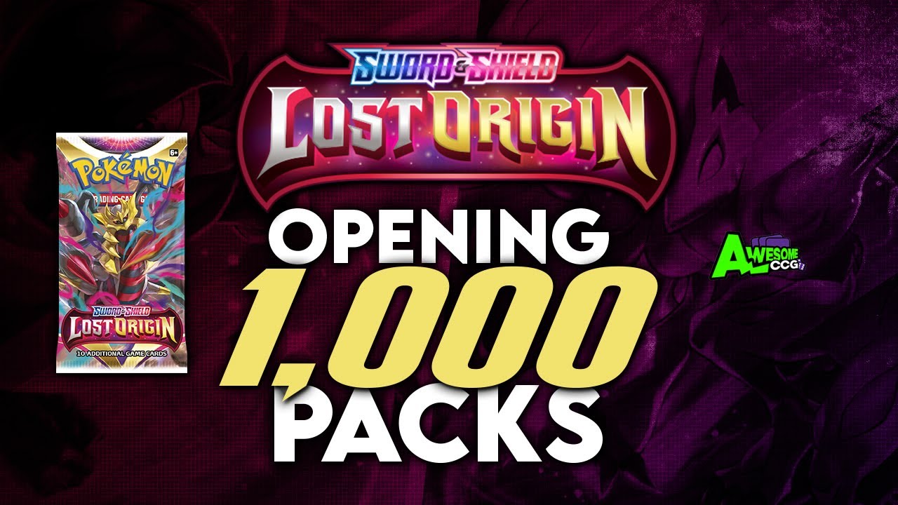Opening 1000+ Pokemon Lost Origin Booster Packs - YouTube
