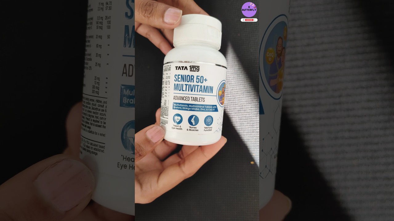 TATA 1mg SENIOR 50+ MULTIVITAMIN ADVANCED TABLETS 