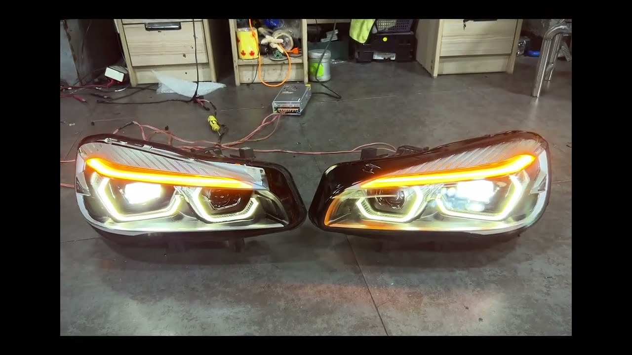 BMW 2 Series F45 F46 | Headlight Replacement - LED Turn Signal (Semi-circular - White)