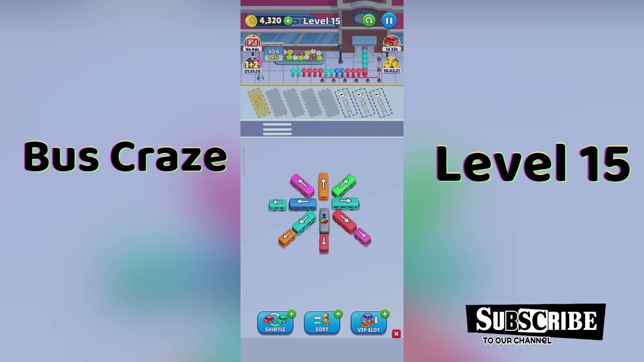 Bus Craze Level 15 Walkthrough 🚌 | Step-by-Step Puzzle Guide | Go