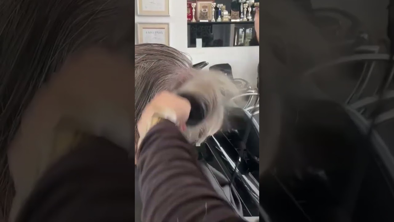 Blowdry #hair #haircut #hairstyle #beauty #hairdresser #video #layerup #pixiehaircut