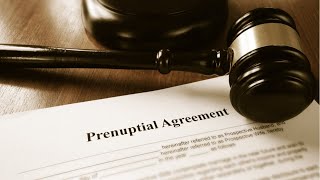 Did you get married before that prenup got signed?