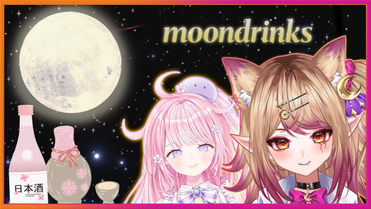 Moonviewing and Drinking Sake With @VtuberMochi  [ Vylett Moonheart / #vtuber ]