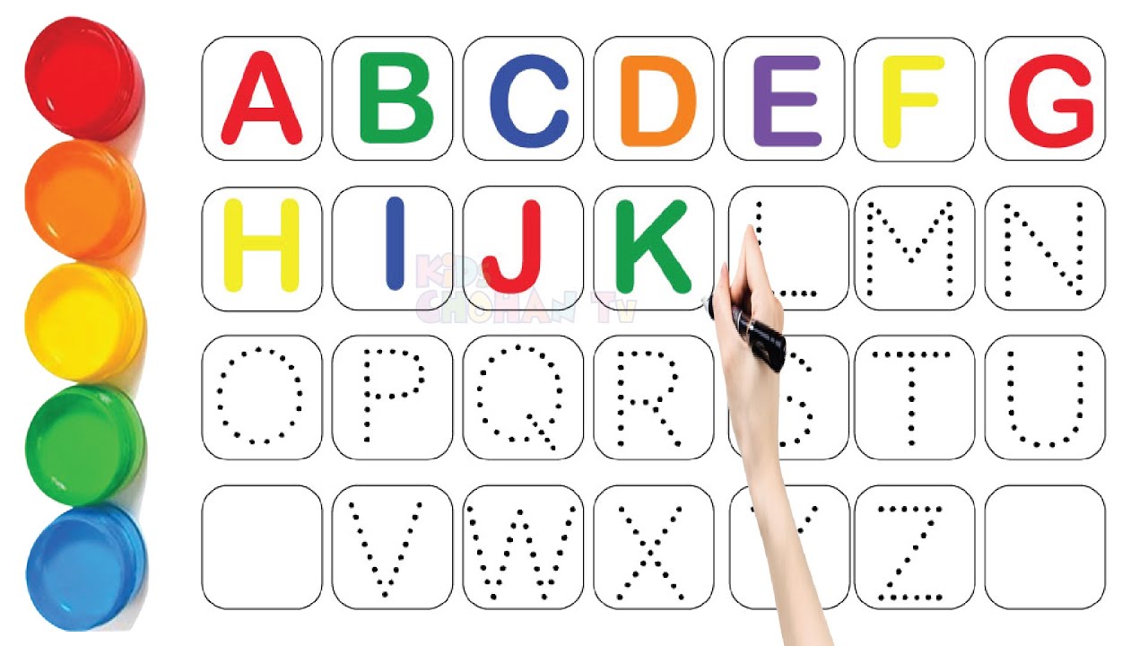 ABCD Alphabet Song, ABCD Phonic Song, The Alphabet, One two three, 1 to ...