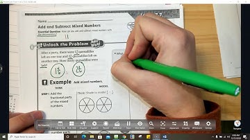 Common Core Grade 4 Go Math 7.7 "Fractions: Adding and Subtracting Mixed Numbers"