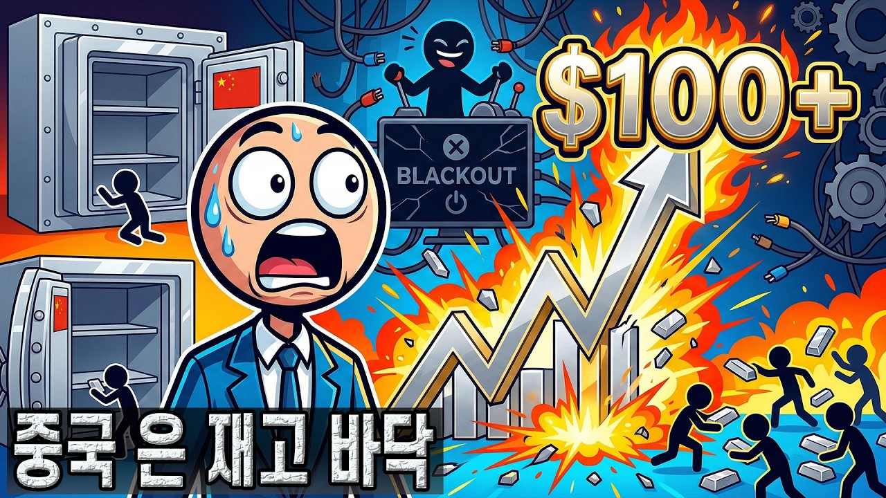 🚨 중국 은 재고 바닥 — 거대한 폭등 임박! 100달러 돌파는 시간문제! 실물 수요 폭발 속 'CME 인도 전 블랙아웃' 사태, 금·은 시장 조작 의혹 증폭!