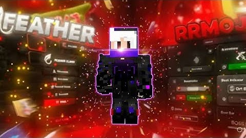 Finally I Downloaded My Real Feather Client Mojo/Pojav/Zalith Finally Works All (1.21.5) 🥳😎😎😎