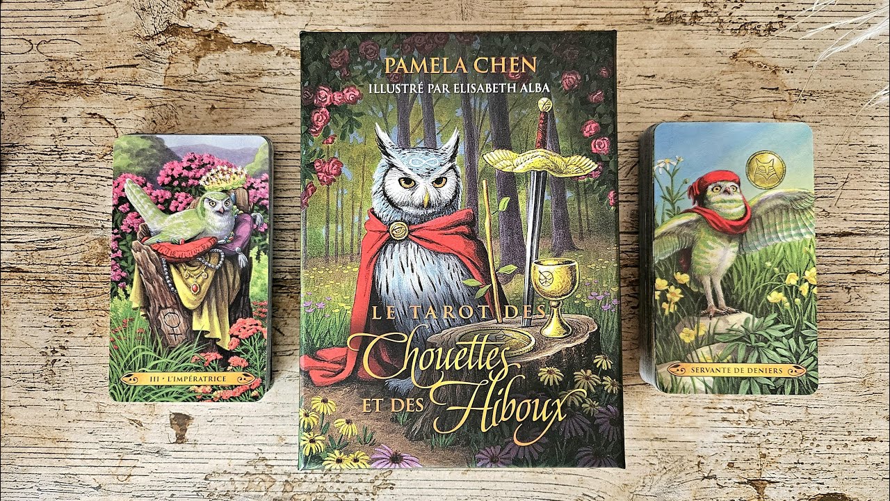Le Tarot des Chouettes et des Hiboux (édition française) ‐ Pamela Chen, Elisabeth Alba