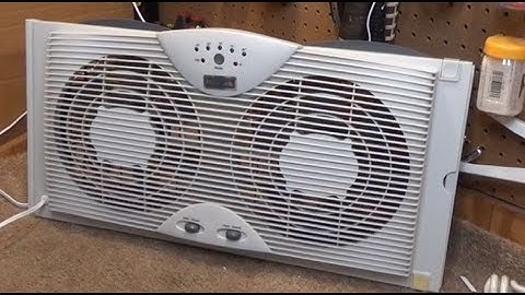 Clean and Service Holmes HWF0910AT Twin Window Fan