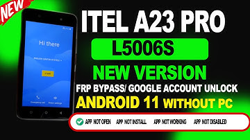 ✅ITEL A23 PRO FRP BYPASS |L5006S| ANDROID 11 NOVO METODO 2024 Celulares NOVOS da Vodacom(PoucoPouco)